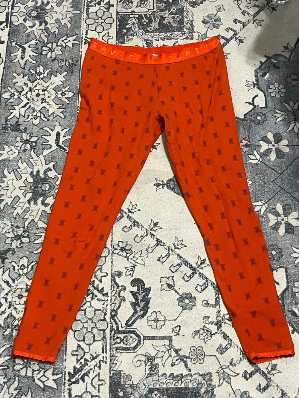 Fenty Orange Printed Lounge pants